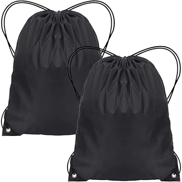 Dragskoväskor, Sim-PE-väskor Dragsko Gymväska för Barn Vuxna Snöre Simning Sportväska för Skola Sport Simning Gym Resa - 2-pack