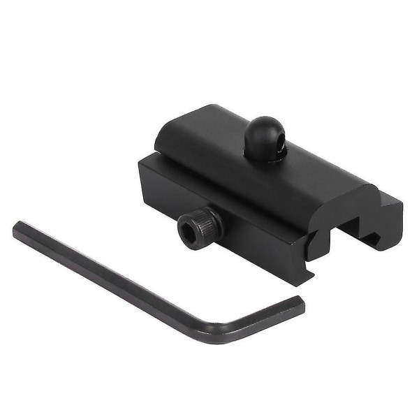 Svart 20mm aluminium taktisk jaktsele Swivel Stud Adapter Harris Bipod