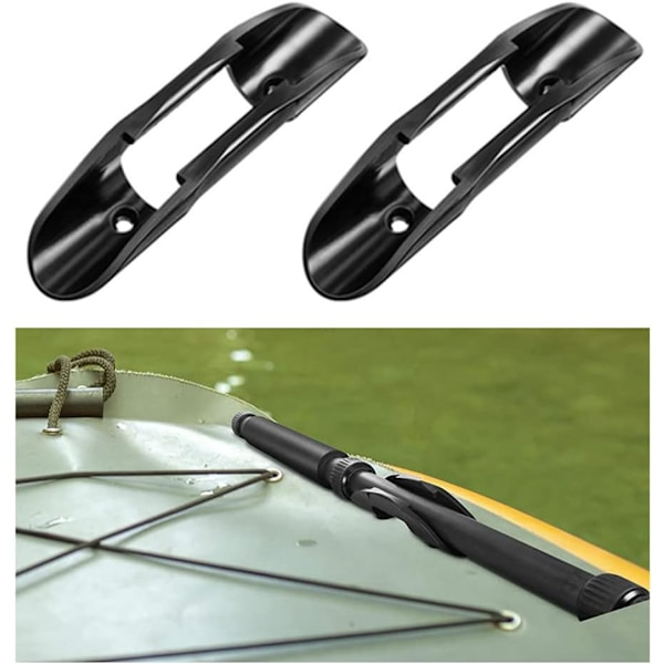 2-pak Kajak Pagaj Clips, Kajak Pagaj Holder Plastik Kajak Pagaj Clip Holdbar Kajak Pagaj Holder Pagaj Holder