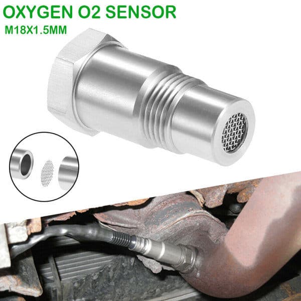 Bil O2 Sensor M18X1.5mm CEL Fix Check Engine Light Elimi one size