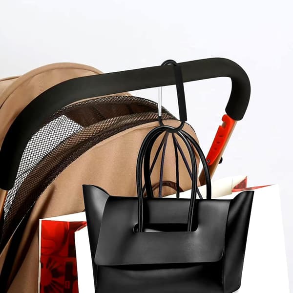®RisingFF Pack Buggy Klipsit Lastenvaunukoukut Rataskarabiner
