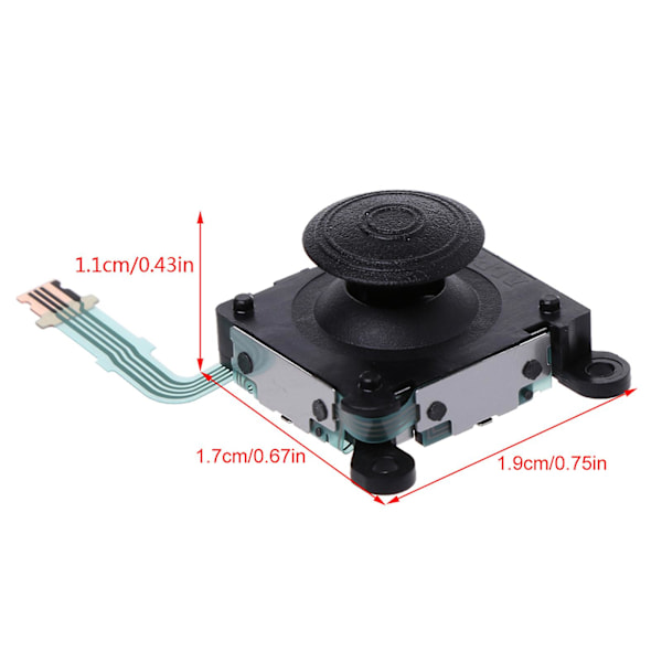 Ersättnings 3D Analog Joystick Knapp Tumspak För P