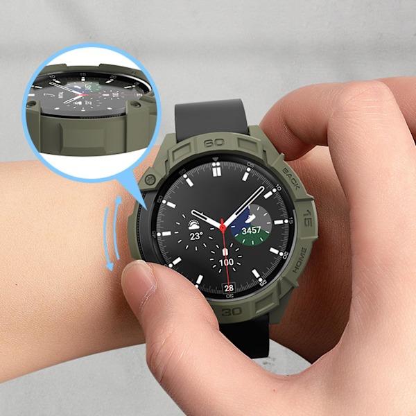 Til Galaxy Watch 4 Bumper Etui Vandtæt Ultratynd Vaskbar