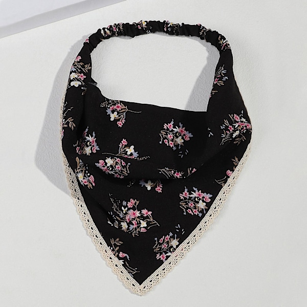 Färgglad spetsbandana Hårscarf Knytband För Huvudbonad För G