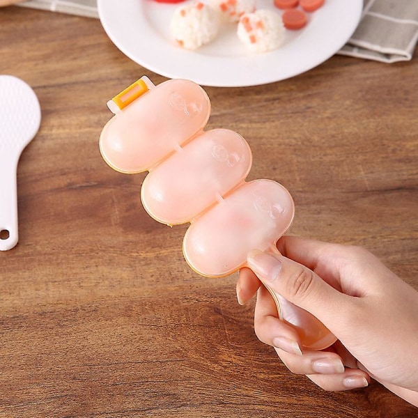 Baby Rice Ball Form Shakers Mat Dekoration Barn Lunch Gör själv Sushi Maker Mould Köksredskap