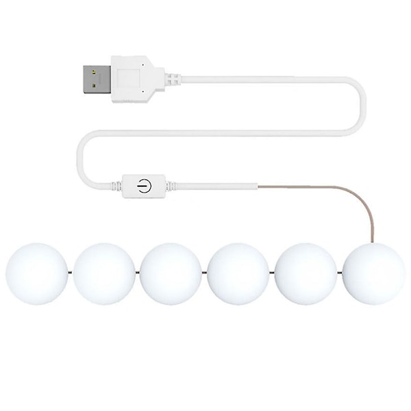 Led 12v Sminkespeil Lyspære Vanity Lys Trinnløs Dimbar