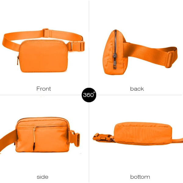 Unisex Mini Vyölaukku Säädettävällä Hihnalla Ristivartalolaukku Vyötärölaukku Treeneihin Shoppailuun Matkustamiseen Vaellukseen
