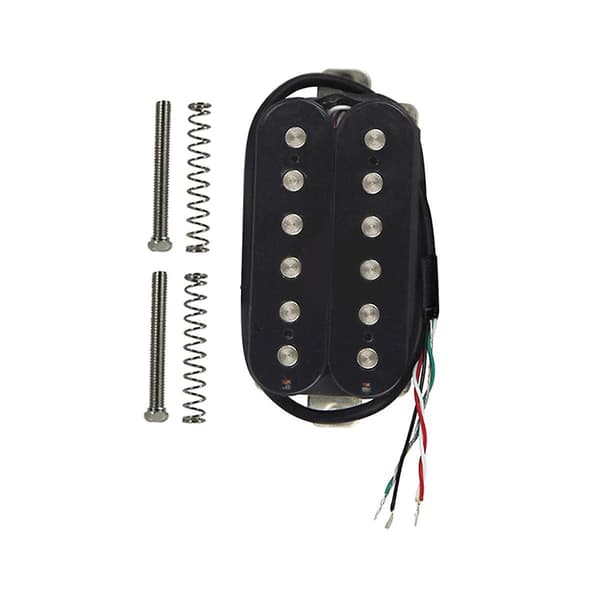 12 Fasta Elektriska Gitarr Pickuper Dubbla 4 Ledningar Dubbel Spole Alnico