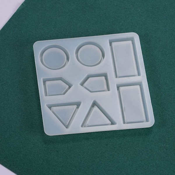 Krystall Epoxy Resin Form Øredobber Anheng Støping Silikonform