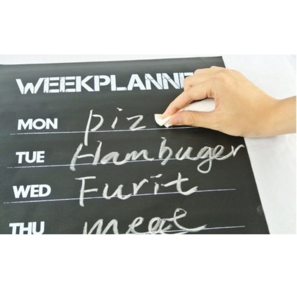 \"Ukeplanlegger\" vinylklistremerker 30×45cm ukentlig planleggerliste