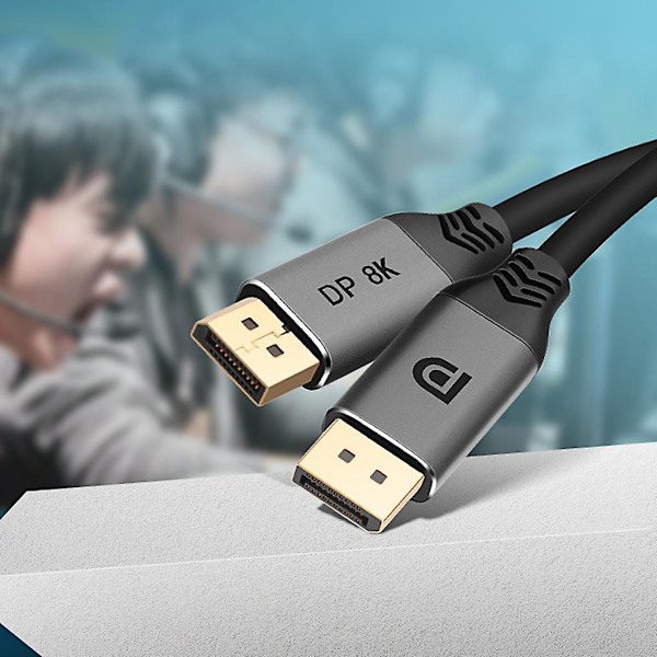 Displayport 1.4 Kabel 8k Hdr 60hz Display Port Adapter Til Video