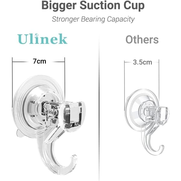 4-pack handdukskrokar sugproppar, väggkrokar