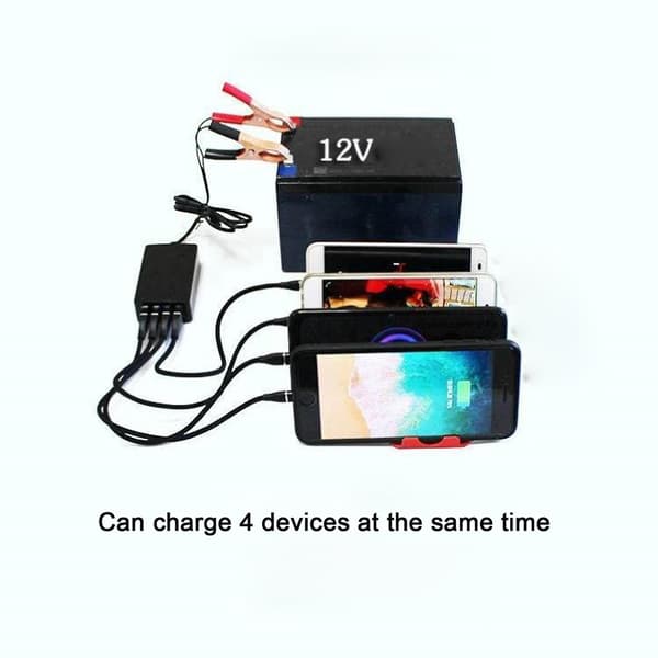 DC-konverter 12V 24V til 5V 8A USB Strømadapter Buck-Regulator
