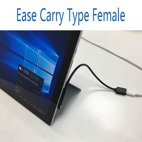 Tålig snabbladdningsadapterkabel för Micro Soft 5 Surface