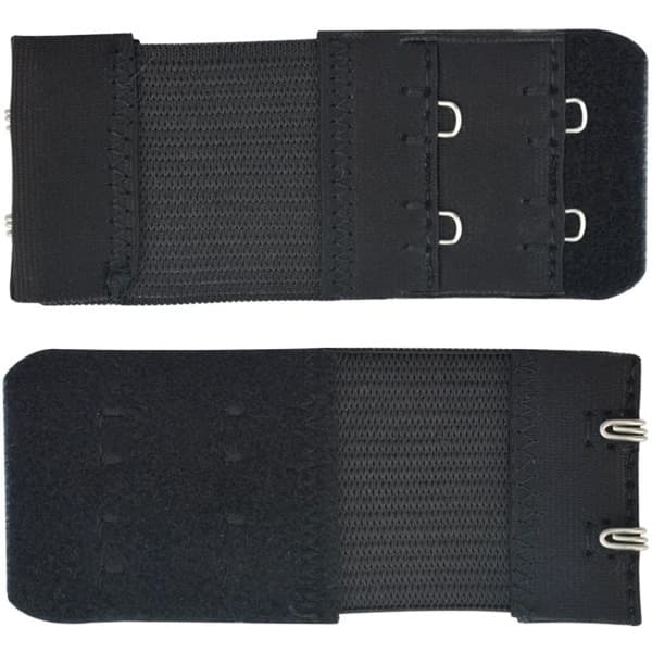 BH-förlängare Dubbla hyskor Vit/Svart/Beige 3-pack