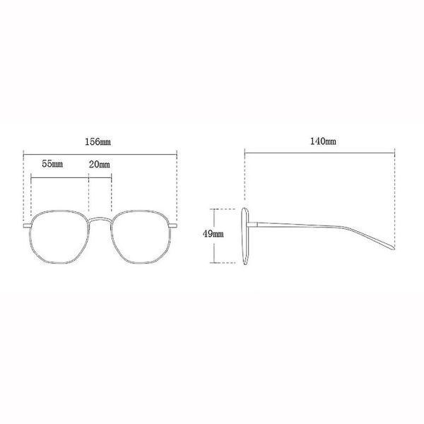 All Match Solglasögon Dam UV-skydd Anti-bländning Ljus Båge Glasögon utomhusglasögon för män och kvinnor Black