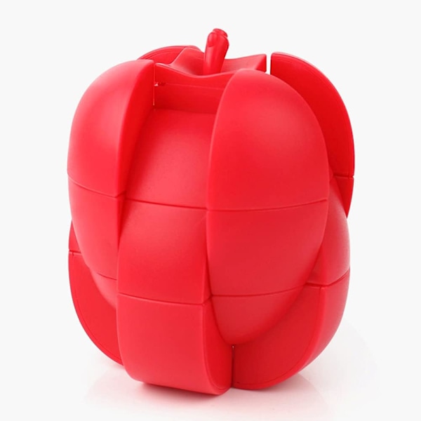 3D Fruktkub 3×3 Apple Magic Speed Cube Barns Utbildande Leksaker Pusselkub Hjärngympa Apple