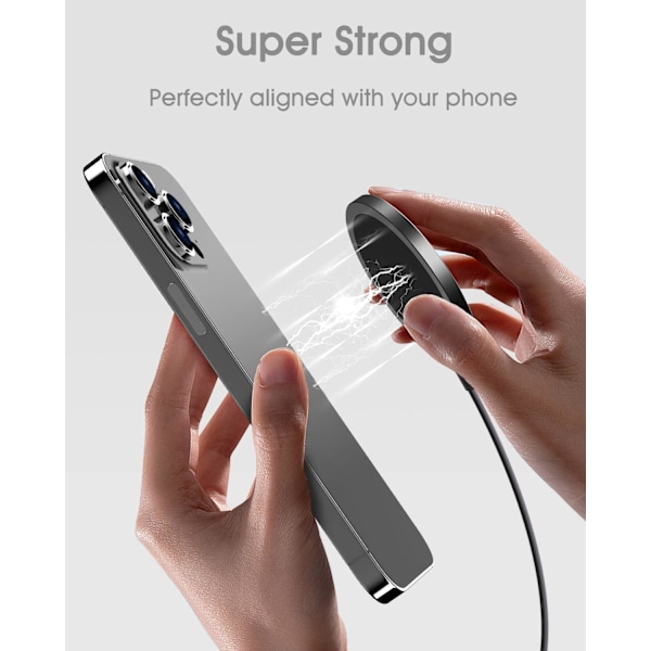 Apple MagSafe-lader, iPhone Rask Magnetisk Lader 15W, Induksjonslader Kompatibel med iPhone 14/14 Plus/14 Pro/14 Pro Max/15/16/13/12/11