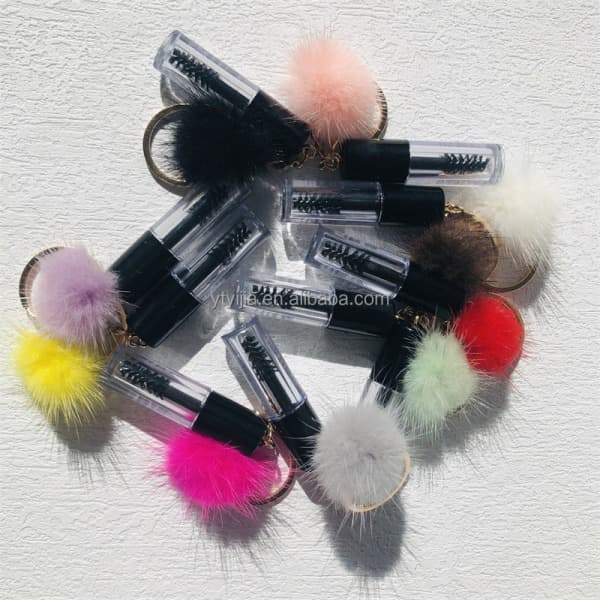 Ny populær mini mascara børste med puff bold