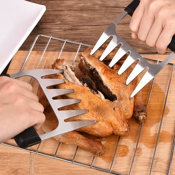 Pulled Pork Claws til BBQ 2 Pak 1 til Stegt Flæsk Pulled Pork Claws til BBQ Pulled Pork Claws Røget BBQ Tilbehør