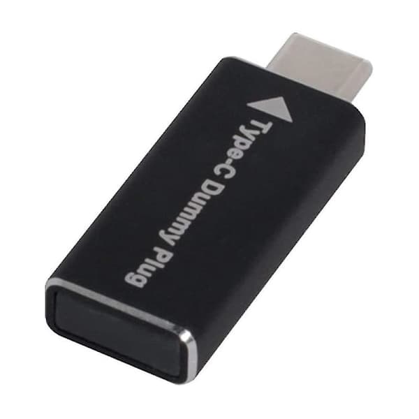 Virtuell Skärmadapter Typ-C DDC EDID Dummy Plugg USB-C Headless Ghost Skärmemulator 1920x1080p