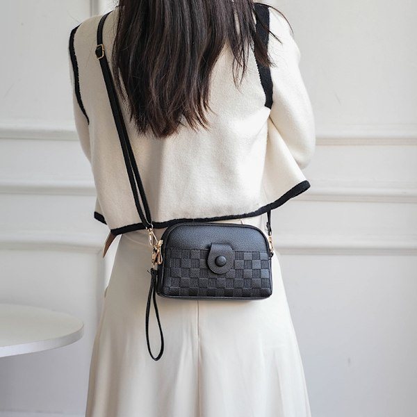 Mr. Puffe Vår Kvinnors Satchel Mode Trend Kvinnors Satchel Mjukt Läder Alla Enkla Axelväska Crossbody Väska Ny Liten Väska Kvinnor Khaki Khaki