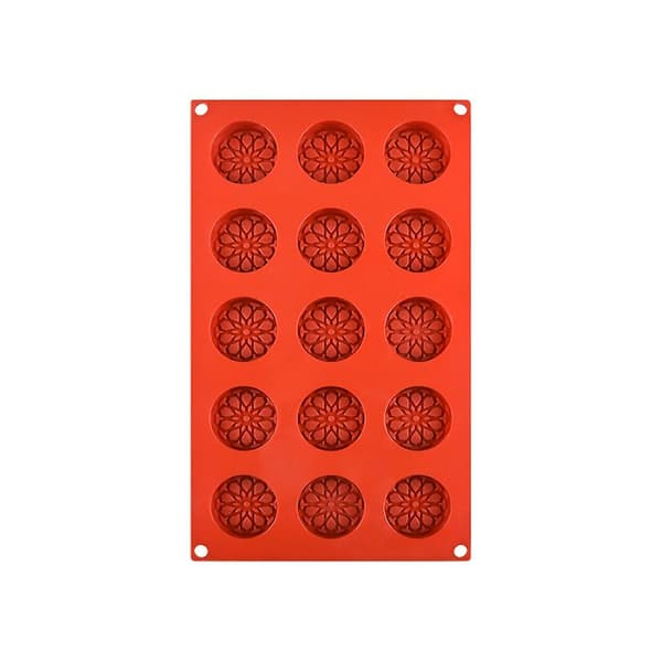 Silikon Sjokoladeform Bakeform Blomsterform Kake Dekorering