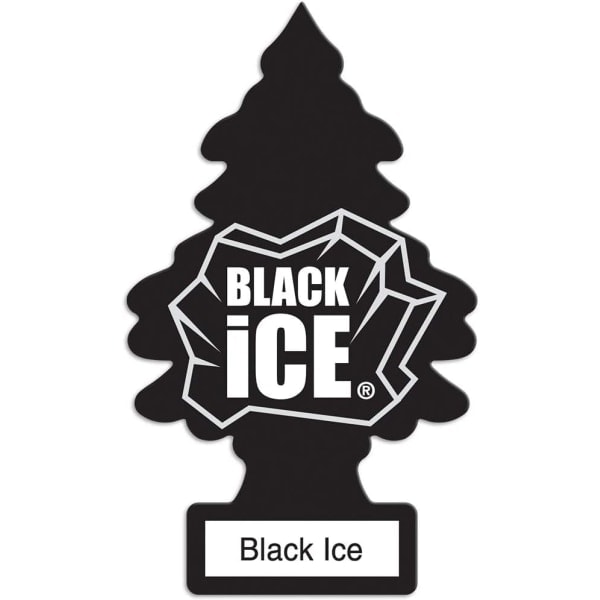 Auton hajuste kuusenlehdet pitkäkestoinen tuoksu autoon tai kotiin Black Ice, 12 kpl
