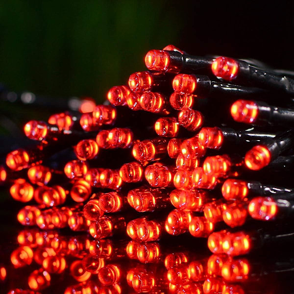 22m Solcells-Fairy Lights 200 LED 8 Strängar Perfekt för Fest, Bröllop, Födelsedag och Utomhus