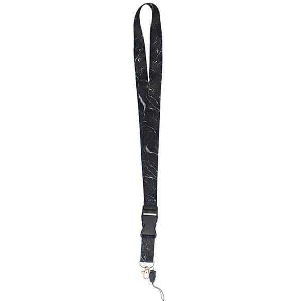 Lanyard - Nøgleholder med snor Sort