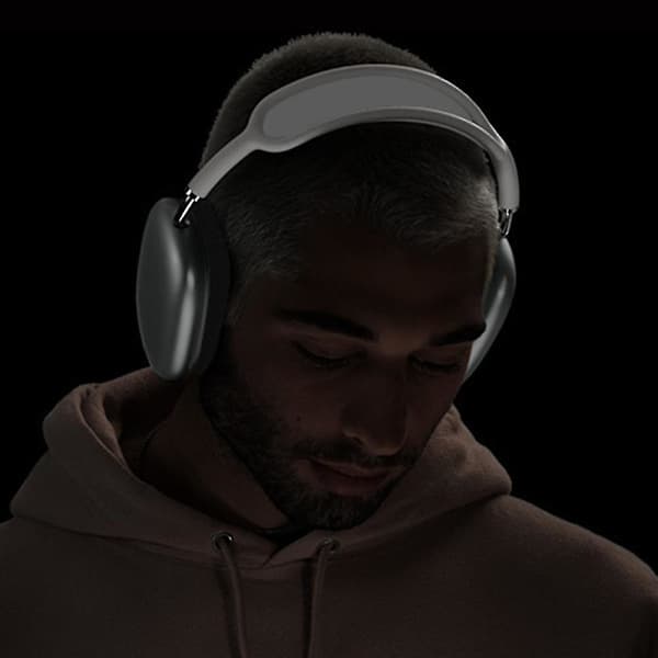 P9 Over-Ear Hörlurar Memory Foam Full Coverage Headset Aktiv Brusreducering Blå Blue