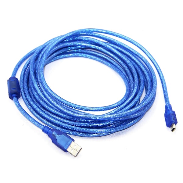 Usb 2.0 til Mini Usb (Trapezformet til T-port) Adapter Konverter C