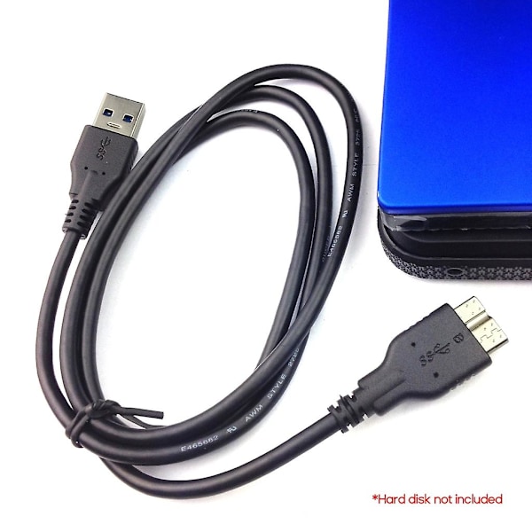Micro USB til USB-A 3.0 Kamera Dataoverførselskabelledning til 5d