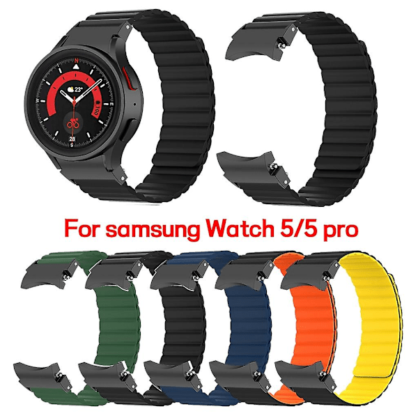 Til Watch 5/5 Pro Smartwatch Magnetisk Silikone Justerbar Rem Wr