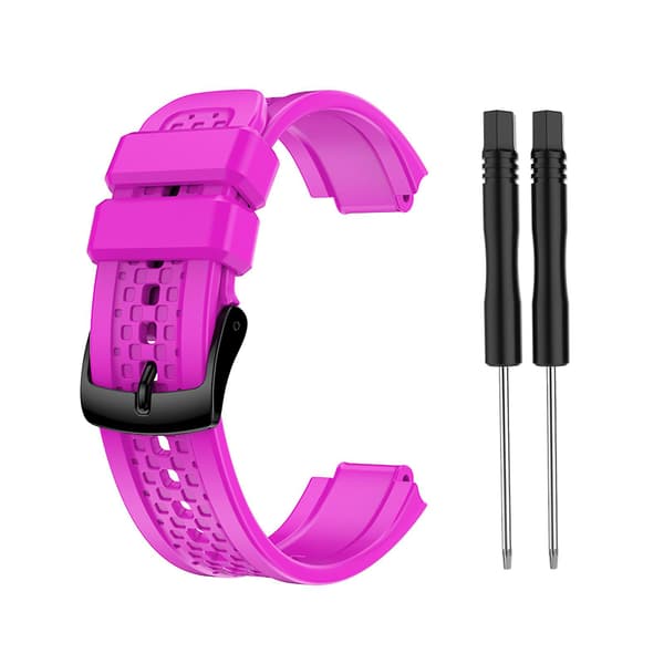 For Forerunner 25 Loop Anti-ripe Silikonrem Armbånd Svette