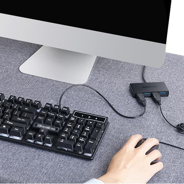 Höghastighets Hub USB Adapter USB 3.0 4 Portars Extern Splitter För