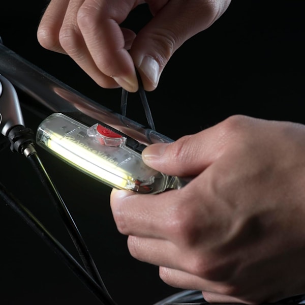 Sykkel LED Frontlys – Supersterke Lumens med Høy Effekt for Optimal Sykkelsikkerhet Opp – Vanntett