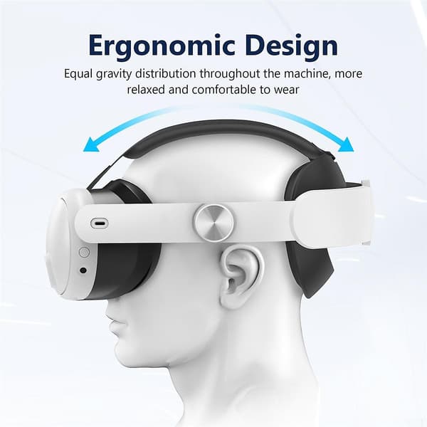 Justerbar hodestropp for 3 VR-headset Elite-stropp for 3 Accesso