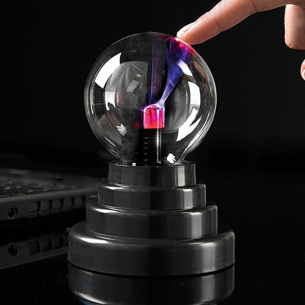 Plasma Light: USB Plasma Kugle til Din Arbejdsplads (Plasma Kugle, Plasma Kugle, Halloween Belysning)