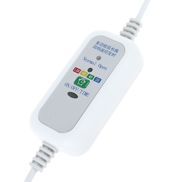 5V 1,5m Fjärrkontrollbrytare 2-12 Timmar Timer Strömkabel För USB Fläkt L