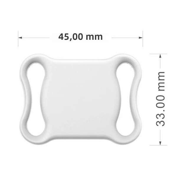 Mini Smart Pet Locator Android ISO GPS Tracker Anti-Tab for Hunde Katte Børn Ældre Biler White