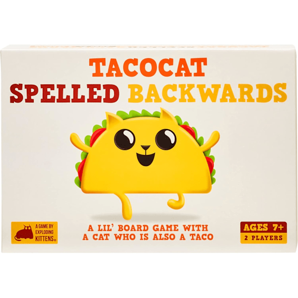 Exploding Kittens LLC Tacocat Stavad Baklänges av Exploding Kittens - Kortspel för Vuxna Tonåringar & Barn - Roliga Familjespel