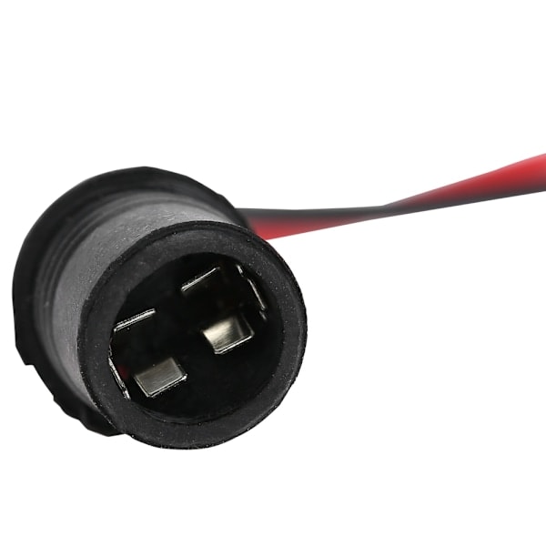 Svart kabelhärva sockel Förkopplad sockel för T10 LED-lampor Xenonlampa sockel 6
