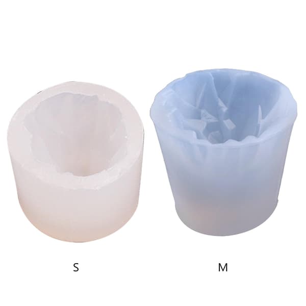 3D Snøfjell Silikonform Tilpasset Lysform DIY Festiv