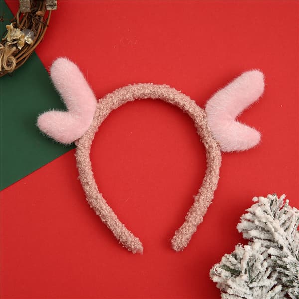 små julklappar söt ren hårband hårprydnad lammsull