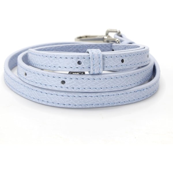 Mini skulderveske med skulderstropp i skinn, ekte skinnmodifikasjon, trenger ikke å stanse hengeknapp Sky-blue SET