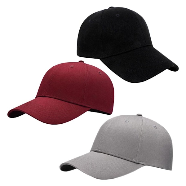 Ensfarget caps - Ulike farger