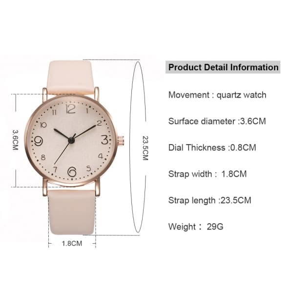 Dameur Fritid Studerende Quartz Ur