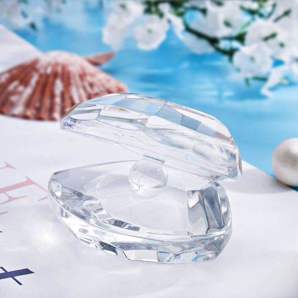 Håndlavede Klare Krystalskals Ornamenter, Glas Samlerobjekter Hjem Bryllupsindretning Gave til Mor