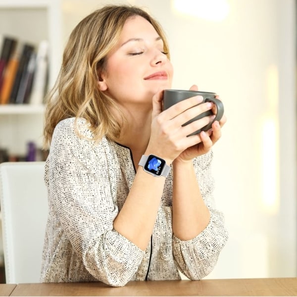 Armbånd i rustfritt stål kompatibelt med Apple Watch-reim 38mm 40mm 41mm Justerbart armbånd Magnetisk armbånd for iWatch Series 7 6 5 4 3 2 1 SE